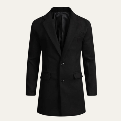 Warm Men's Winter Wool Blend Coat