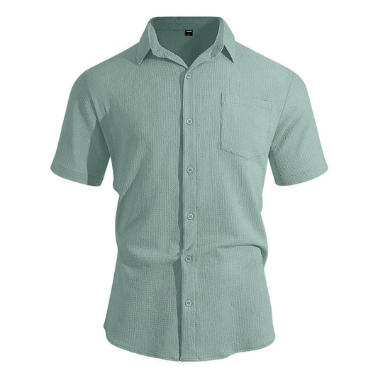 Men's Casual Lightweight Cotton Summer Shirt