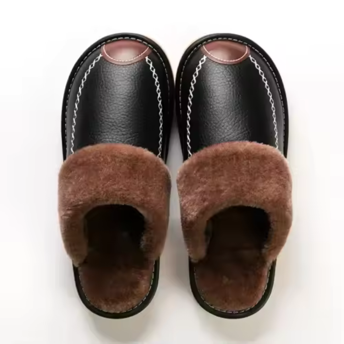 Cozy Men's Insulated Fleece Lined Slippers - OutfitLondon