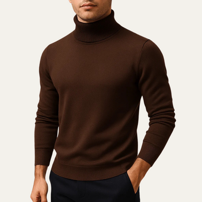 Traditional Men's Crew Neck Knitted Sweater