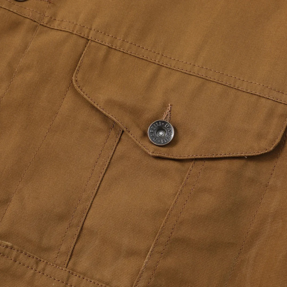 Rugged Men's Classic Canvas Bomber Jacket