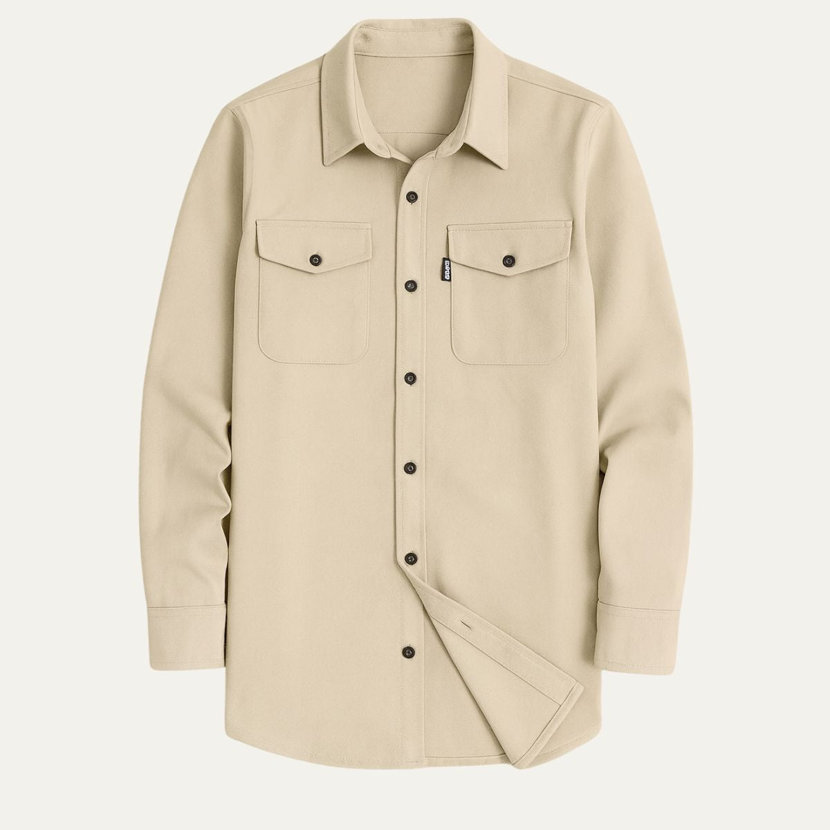 Relaxed Fit Mens Casual Shirt Jacket - OutfitLondon