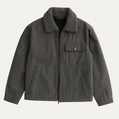 Warm Fleece Lined Mens Winter Parka Coat