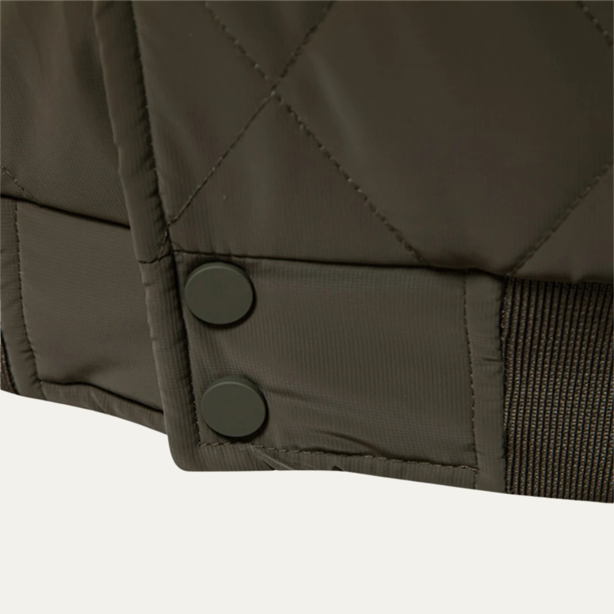 Men's Padded Snap Front Bomber Jacket