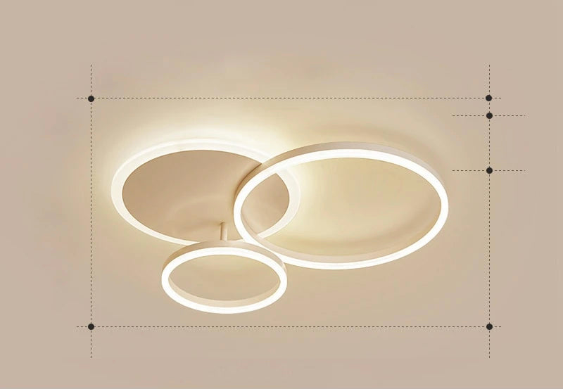 Relaxing LED Overhead Light with Cozy Glow