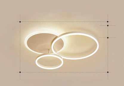 Relaxing LED Overhead Light with Cozy Glow