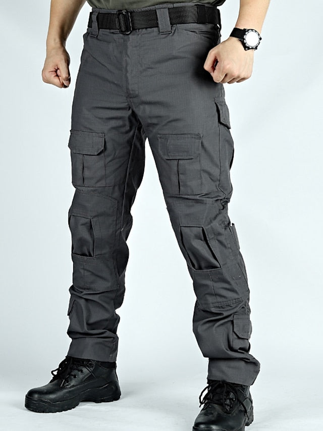 Men's Cargo Pants Pocket Plain Camouflage Comfort Breathable