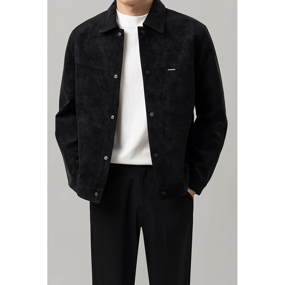 Men's Traditional Fit Dress Shirt Jacket