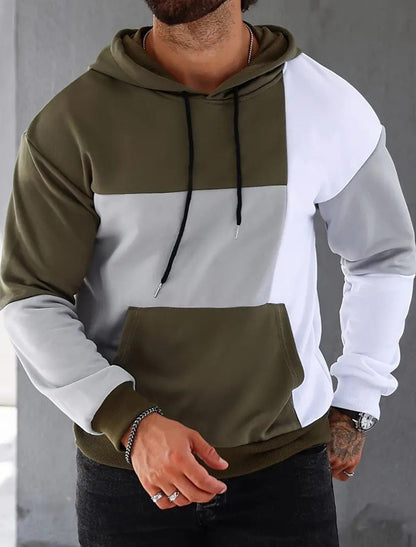 Cozy Mens Fleece Hooded Sweatshirt with Pockets - OutfitLondon