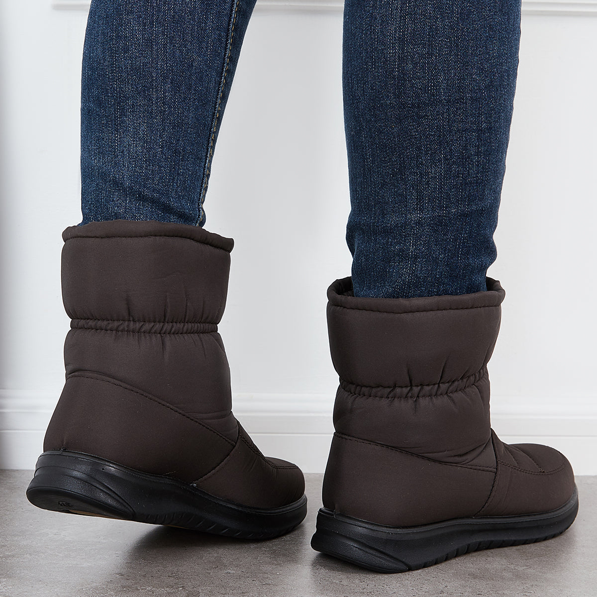 Waterproof Winter Snow Boots Warm Fur Lining Booties