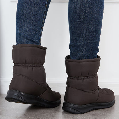 Waterproof Winter Snow Boots Warm Fur Lining Booties