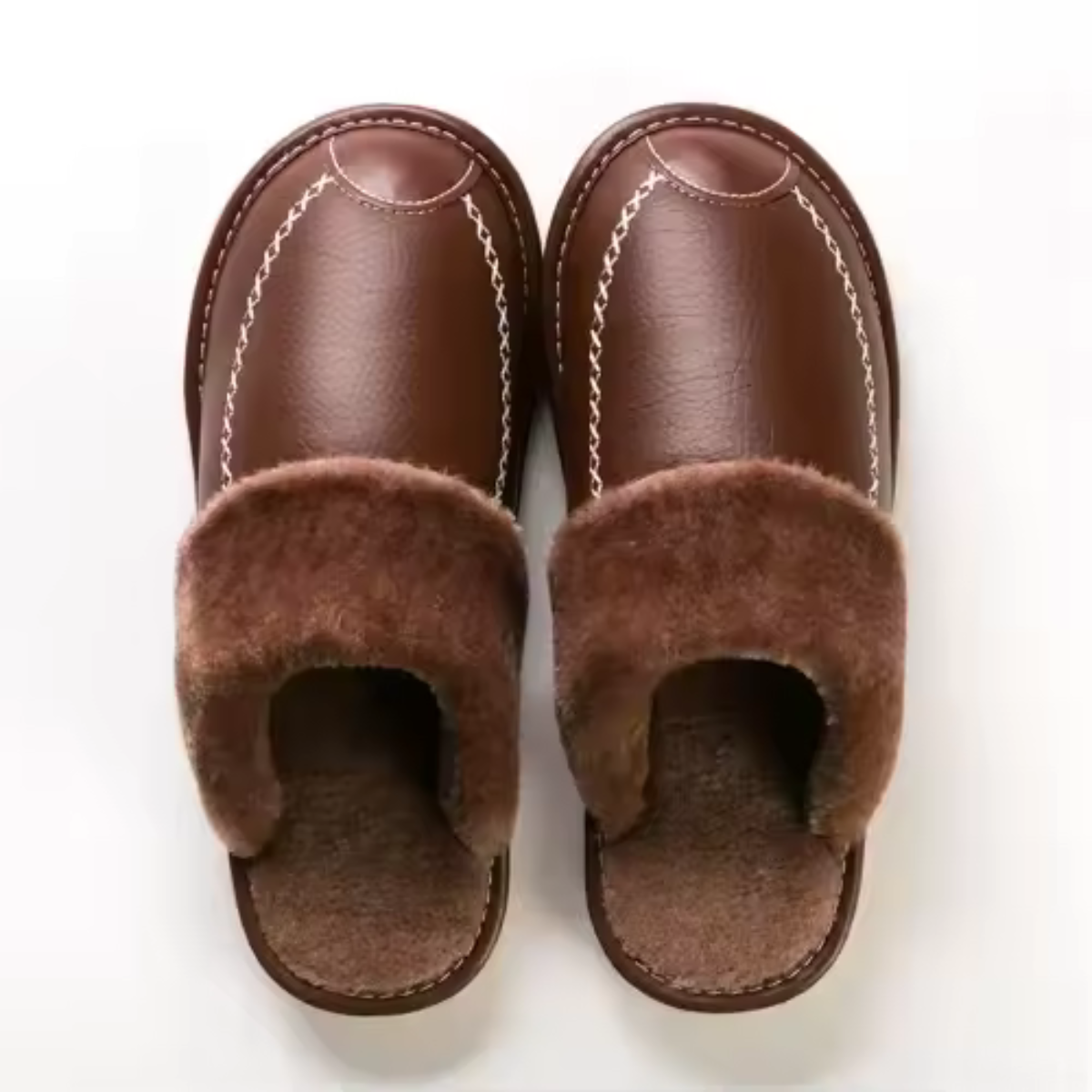 Cozy Men's Insulated Fleece Lined Slippers