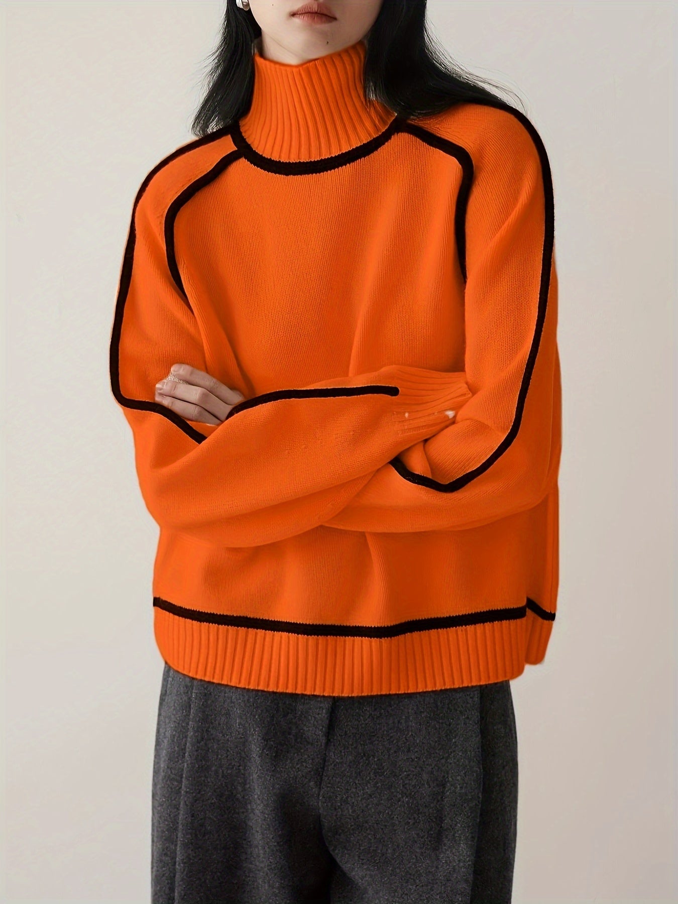 Warm Comfortable Long Sleeve Winter Sweater