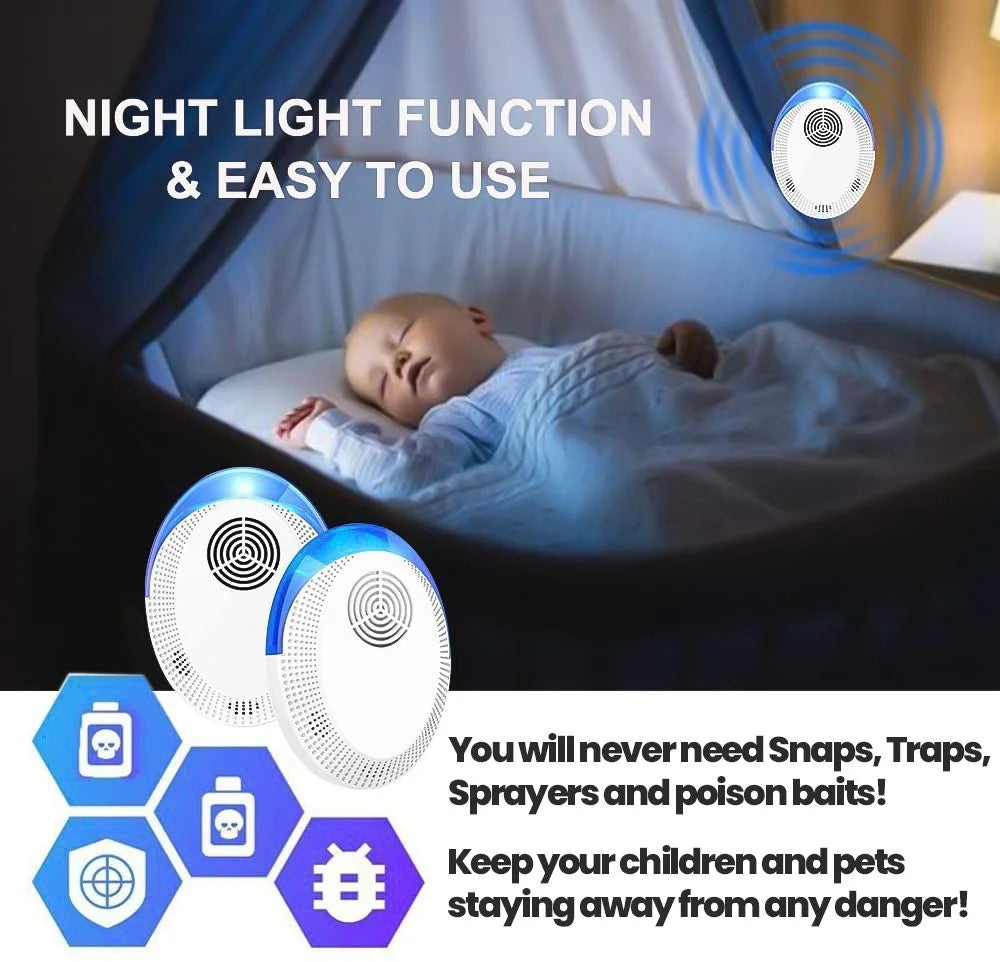 Upgraded Ultrasonic Pest Repeller