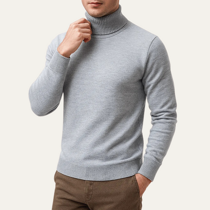 Traditional Men's Crew Neck Knitted Sweater