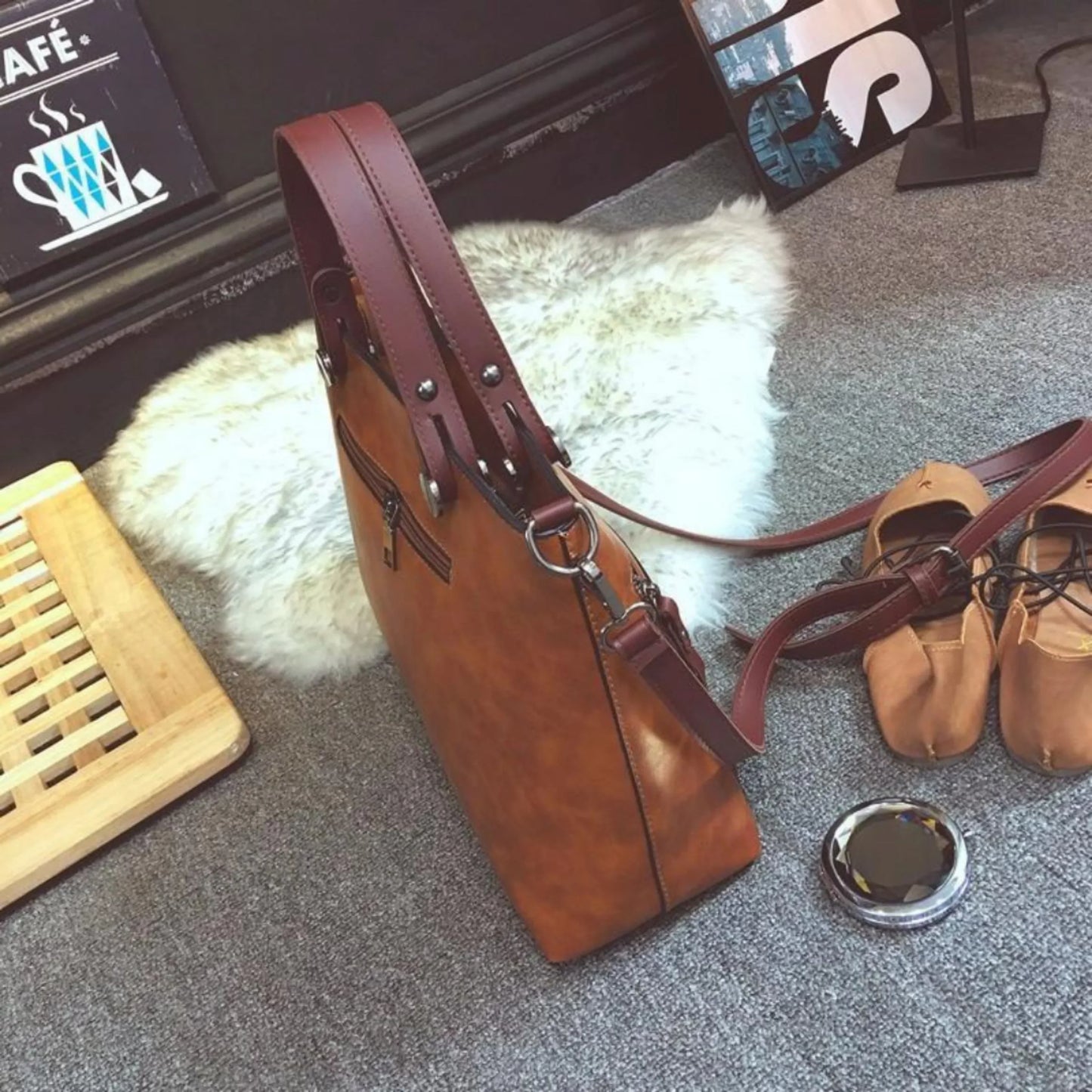 Big Ladies Tote Shoulder Bag