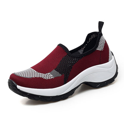 Casual Slip on Comfortable Orthopedic  Breathable Single Shoes