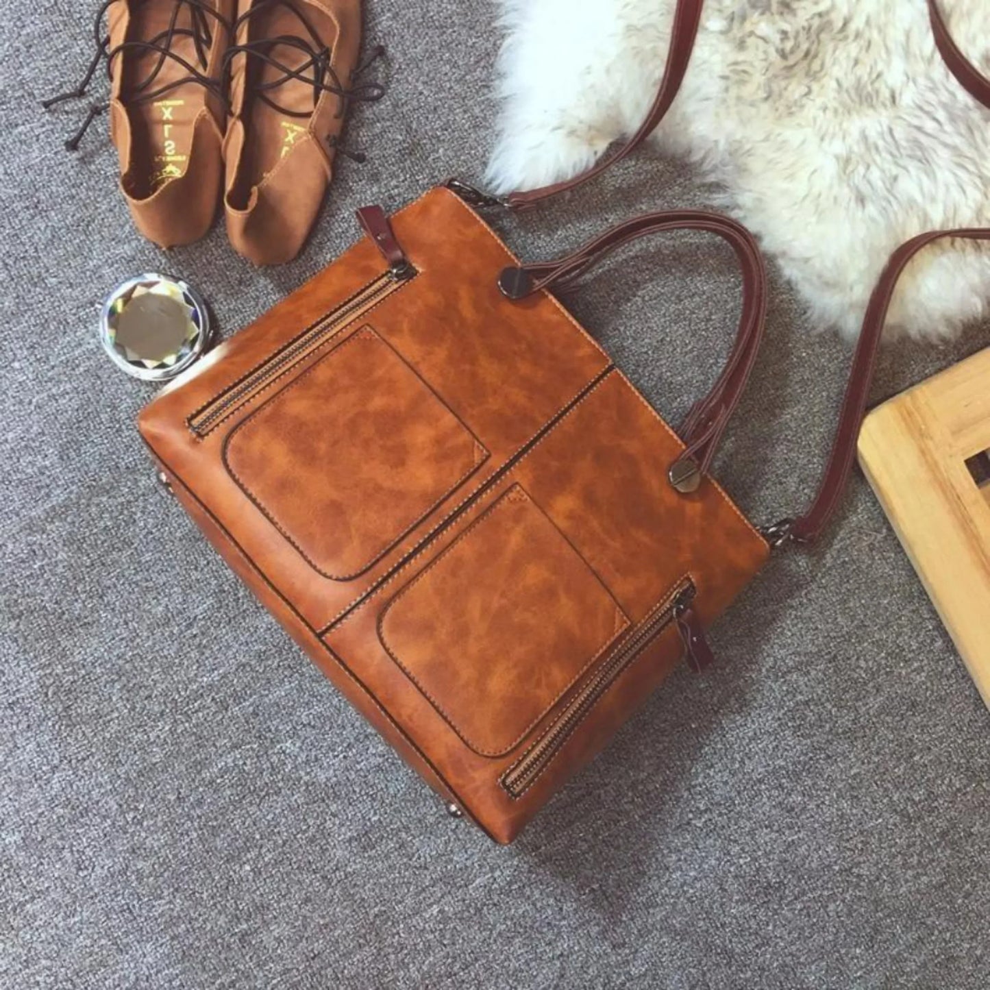 Big Ladies Tote Shoulder Bag