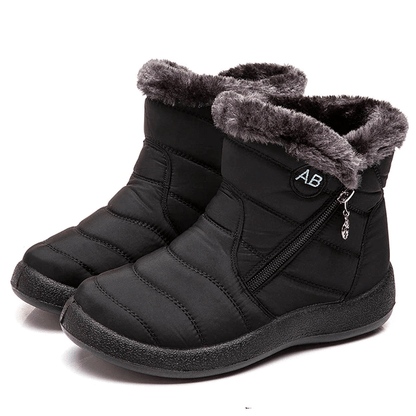 Women Fur Lined Outdoor Orthopedic Snow Boots