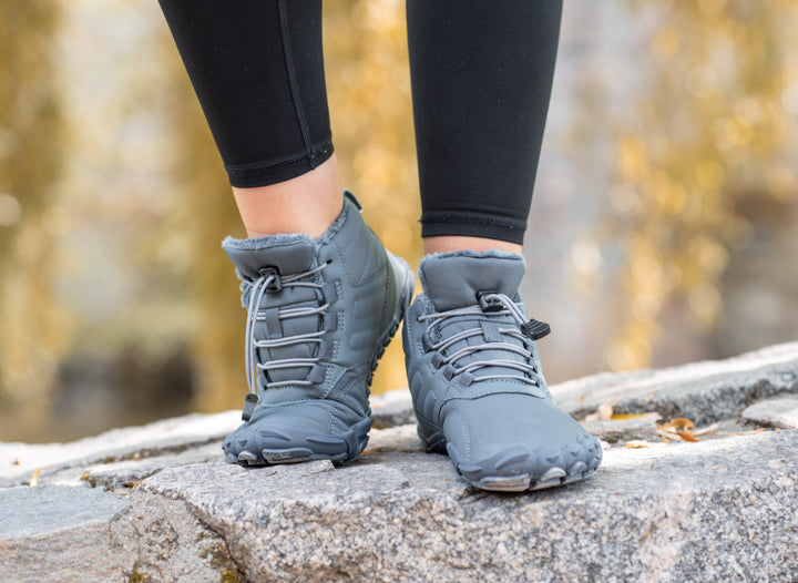 Hikng Walk Shoes Orthopedic Thermal Barefoot Shoes for Autumn & Winter