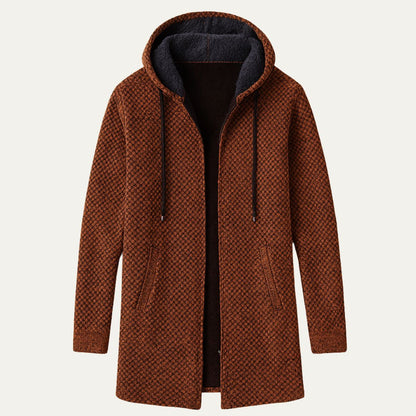 Relaxed Fit Mens Long Cardigan Sweater Coat
