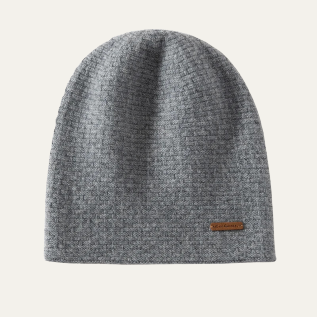 Soft Ribbed Cashmere Winter Hat