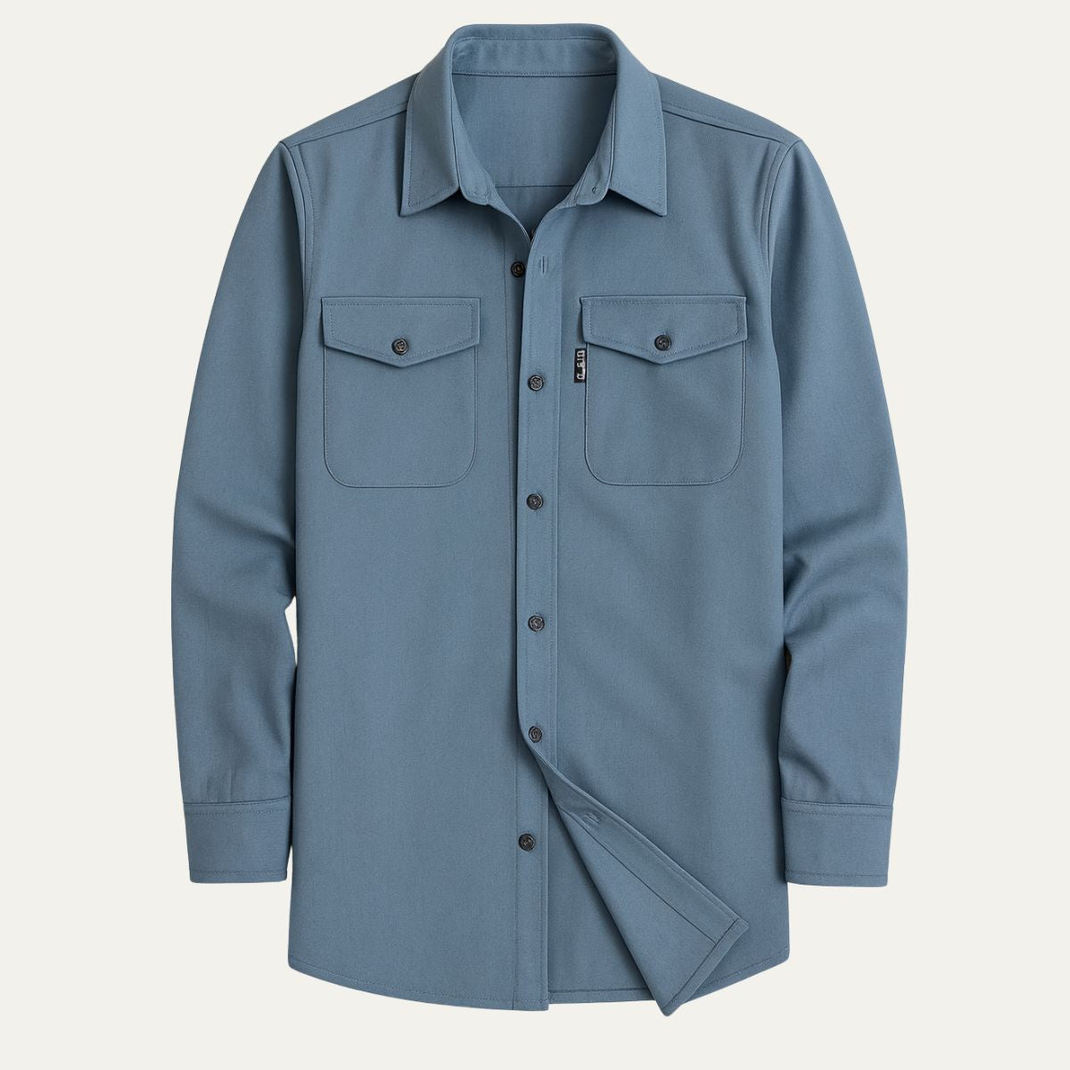 Relaxed Fit Mens Casual Shirt Jacket