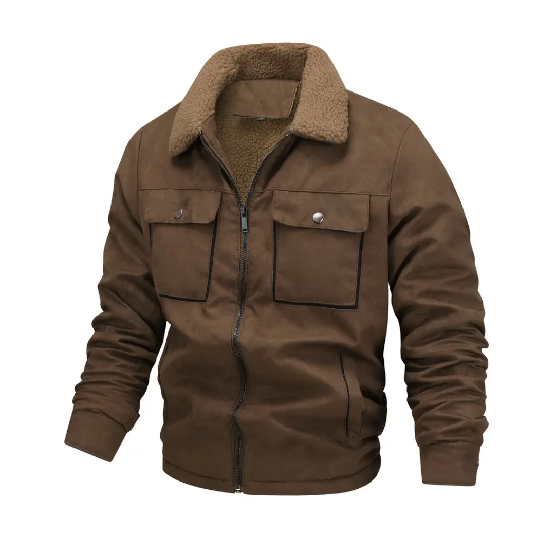 Warm Fleece Lined Men's Parka Jacket - OutfitLondon