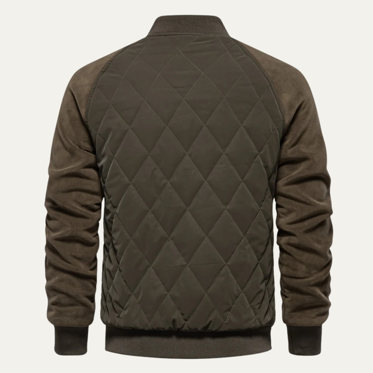 Men's Padded Snap Front Bomber Jacket