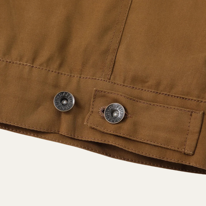 Rugged Men's Classic Canvas Bomber Jacket