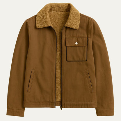 Warm Fleece Lined Mens Winter Parka Coat