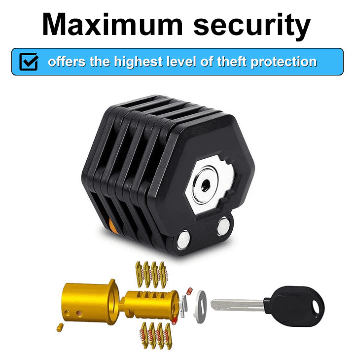 Foldable Premium Bicycle Lock