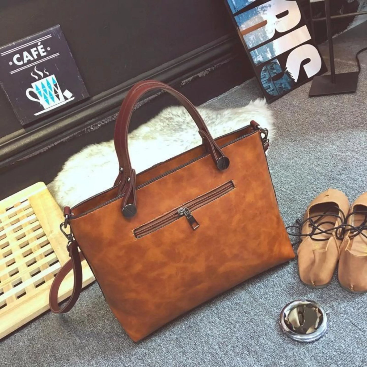 Big Ladies Tote Shoulder Bag