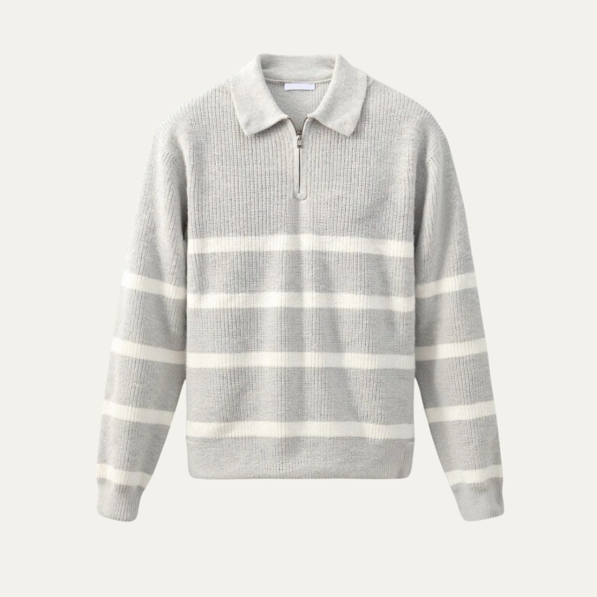Classic Striped Crew Neck Men's Sweater - OutfitLondon