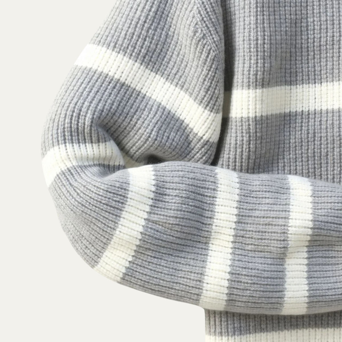 Classic Striped Crew Neck Men's Sweater