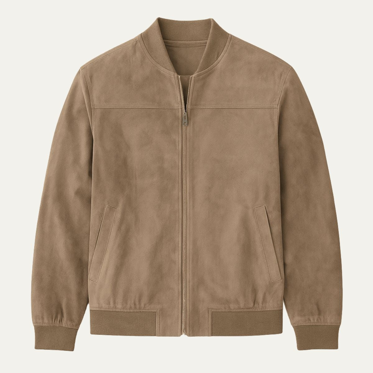 Luxury Brown Leather Mens Jacket