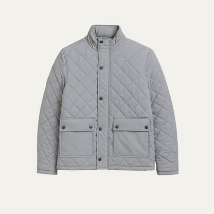 Classic Black Padded Mens Parka Jacket - OutfitLondon