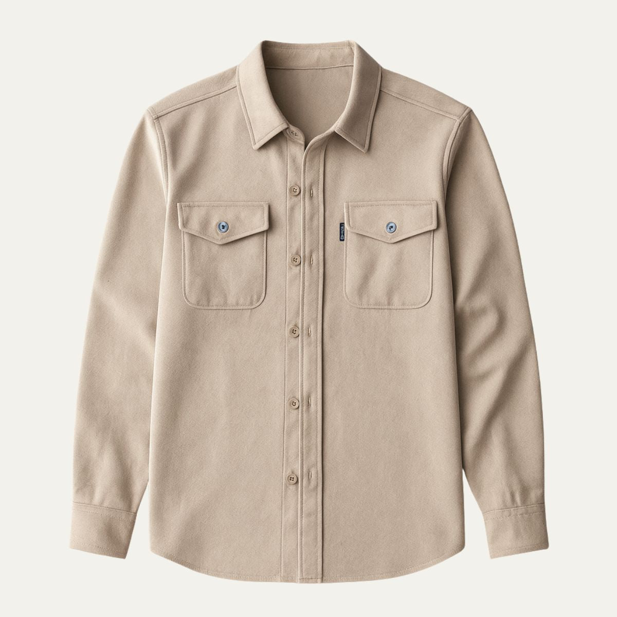 Relaxed Fit Mens Casual Shirt Jacket