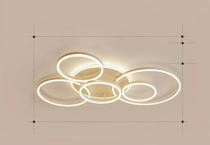 Relaxing LED Overhead Light with Cozy Glow