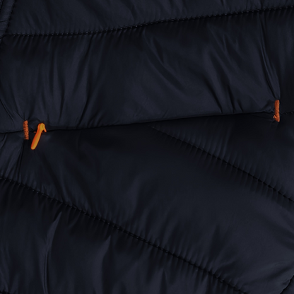 Warm Puffer Coat for Men with High Collar