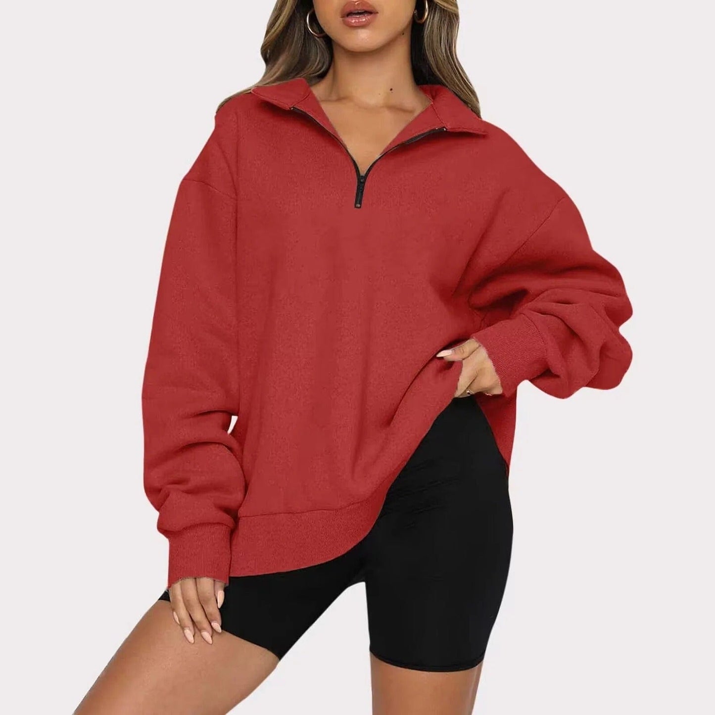 Cozy Fleece Lined Winter Sweatshirt