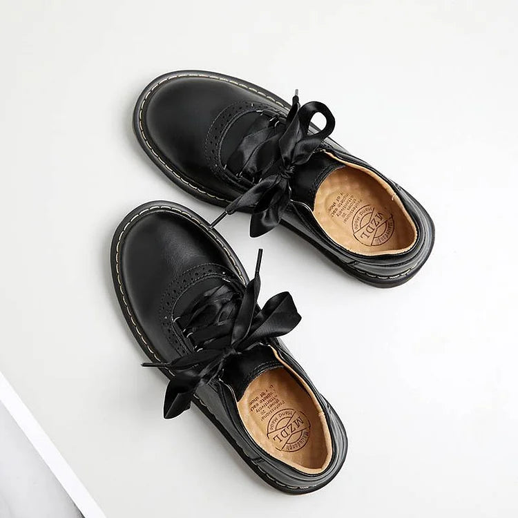 Classic Ladies Lace Up Oxford Shoes