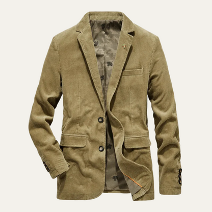 Classic Mens Corduroy Blazer Jacket