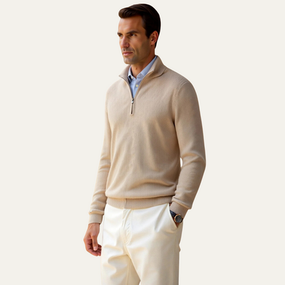 Men's Breathable Slim Fit Knit Sweater