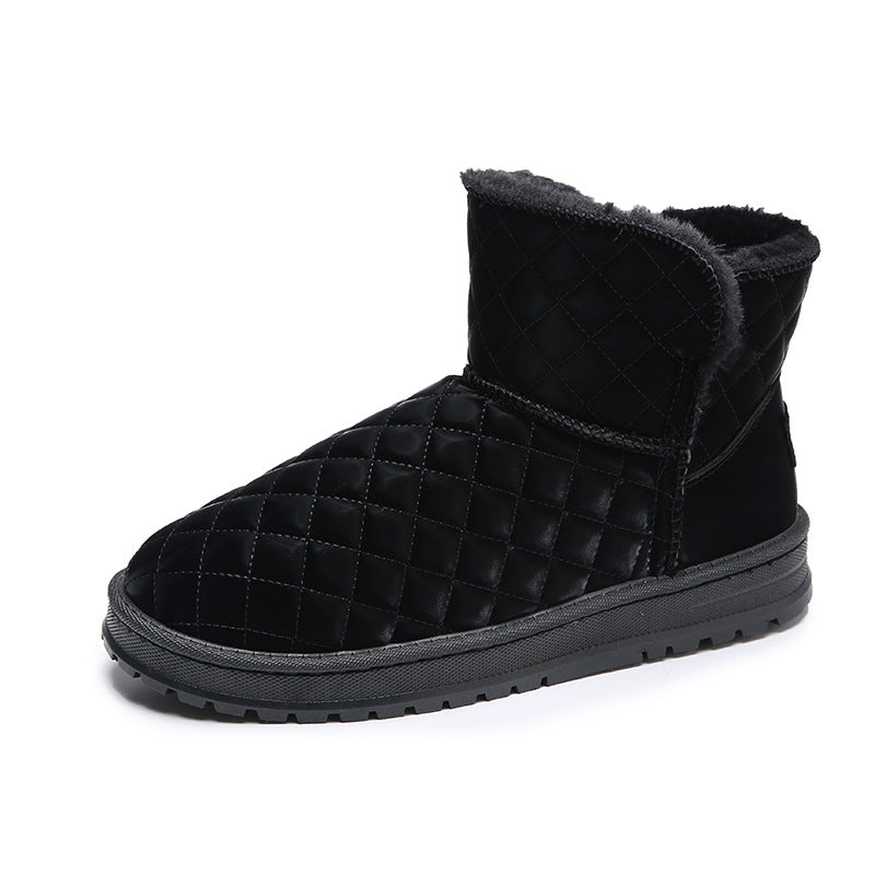Soft Warm Fur Lining Snow Booties Winter Ankle Boots