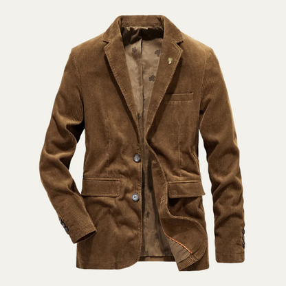 Classic Mens Corduroy Blazer Jacket - OutfitLondon