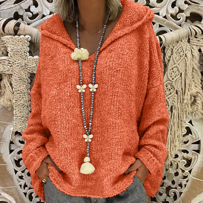 Soft Cozy Women's Hooded Sweater