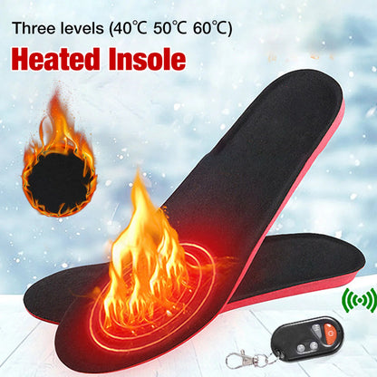 Rechargeable Heated Insoles With Remote