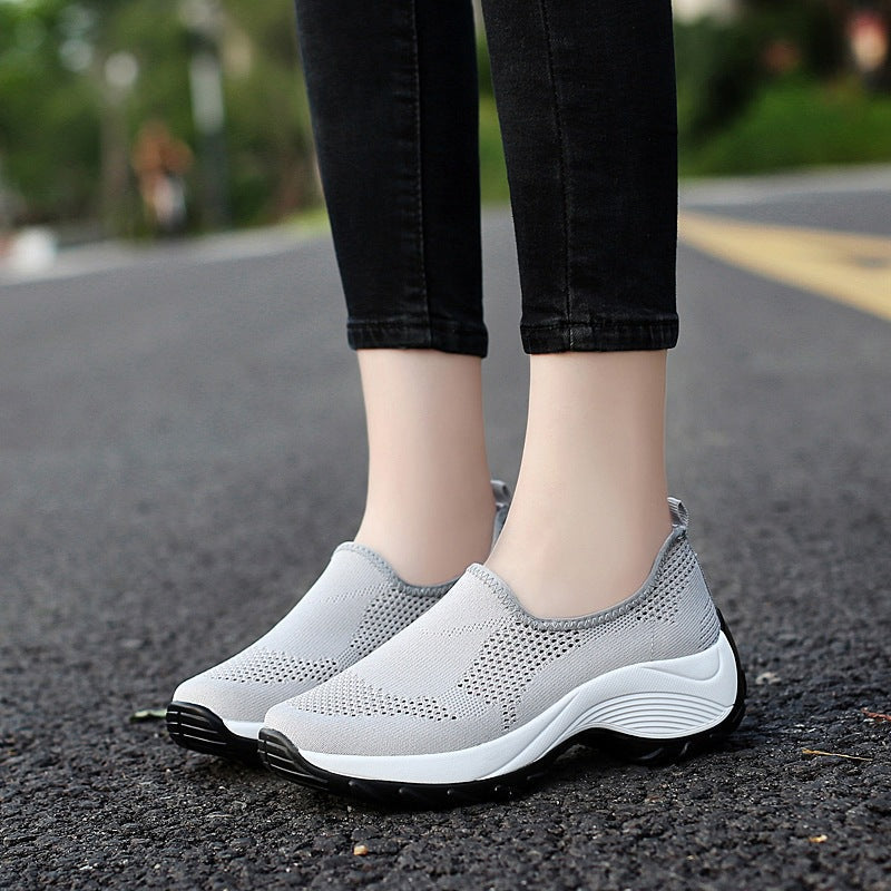 Casual Slip on Comfortable Orthopedic  Breathable Single Shoes