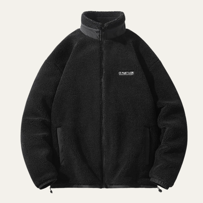Men's Cozy Fleece Zip Up Winter Jacket